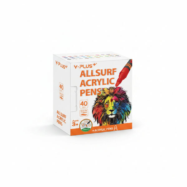Allsurf Acrylic Pens Bullet Tip 1-5mm 40 colors#YOYI-AP240500