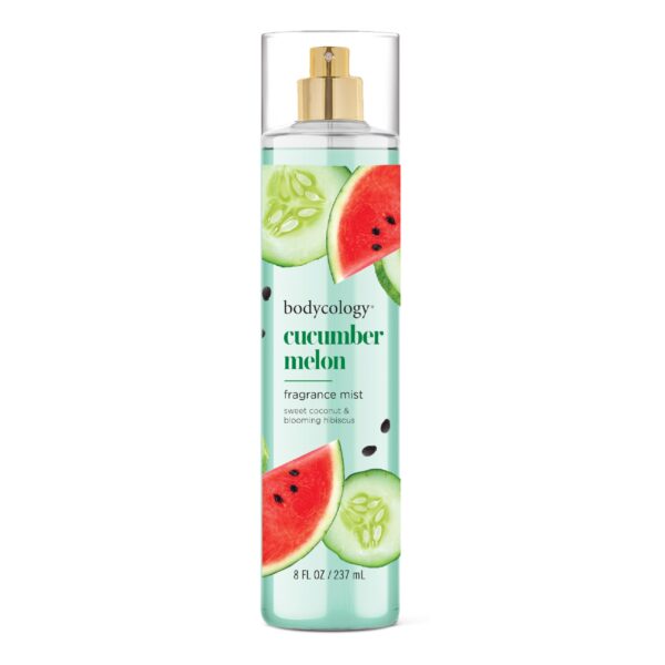 Bodycology Long-Lasting Fragrance Body Mist, Cucumber Melon 237ml