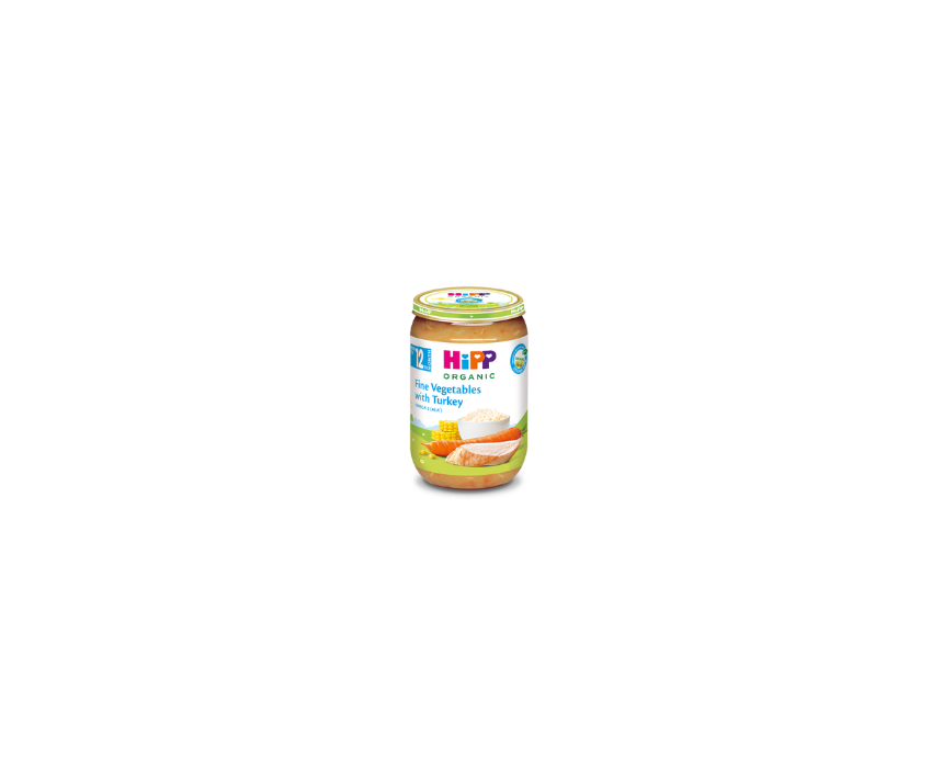 629 Organic Vegetables with Turkey HiPP - Image 1