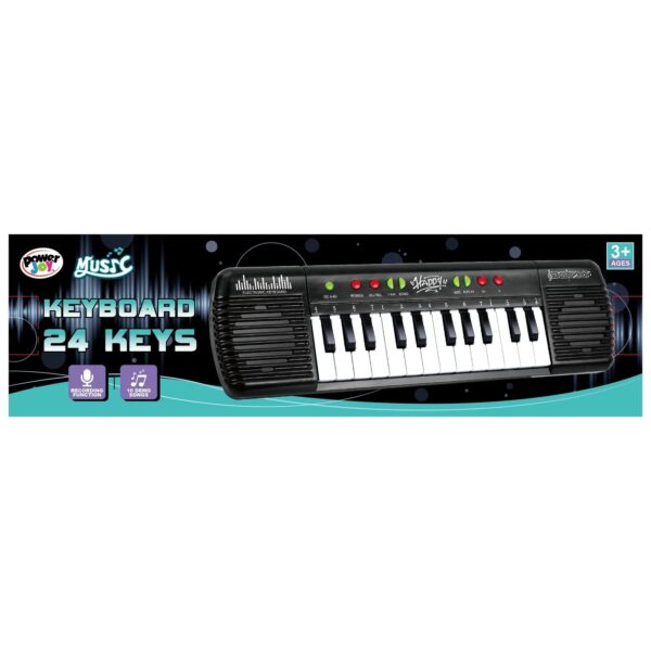 Power Joy Music Keyboard 24Keys W/Mic