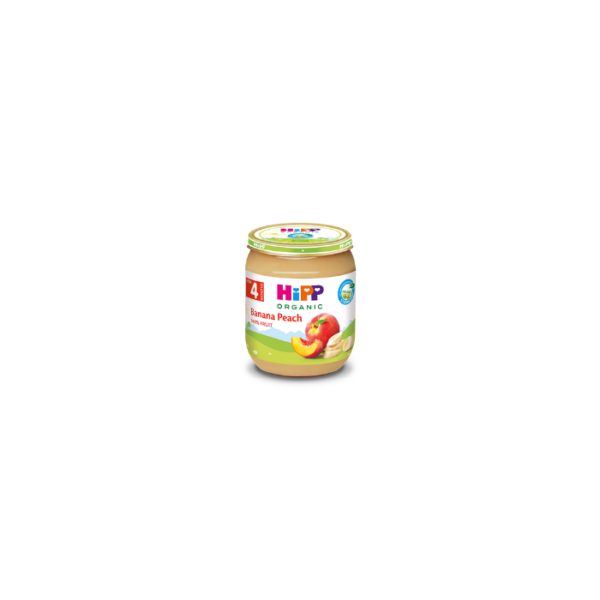 Organic Banana Peach Fruit Puree HiPP