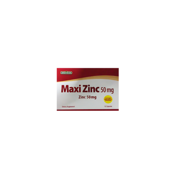 Maxi Zinc 25mg and 50mg 15 Capsules
