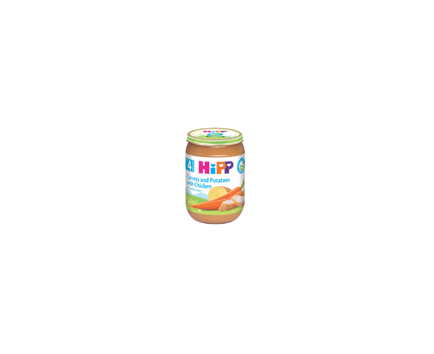 661 Organic Baby Meal Carrots Potatoes Chicken HiPP - Image 1