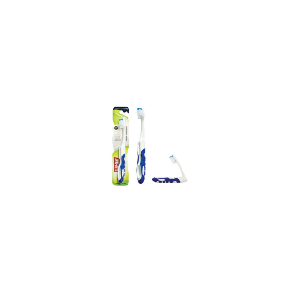 Travel Toothbrush Medium Foldable Cleo‑Dent