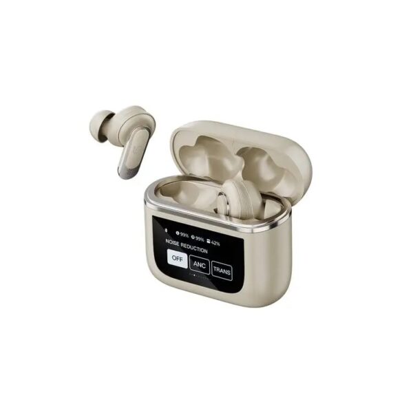 Earbuds With Guide Anc Touch Display Tws Gold #PD-STGUIDE-GD