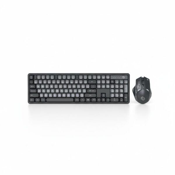 Gaming 2.4G And Bt Keboard With Mouse Dpi 1600 - Grey/A #PDX225-GYA