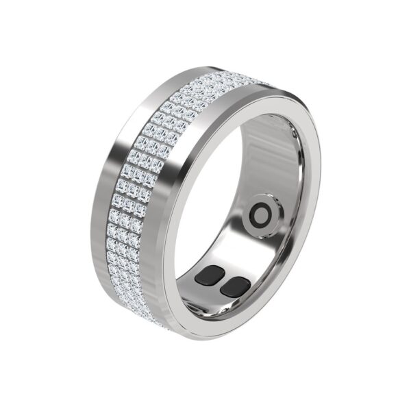 Smart Wearable Lady Ring Size 9 - Silver #PD-SLRT9-SL