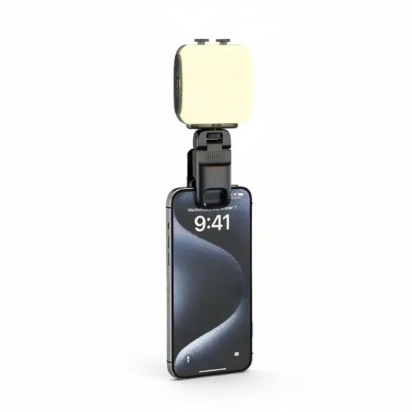 Lifestyle Portable Pocket Adjustable Rgb Fill Light 360° Clamp Splice And Ext #PD-LFST065-BK