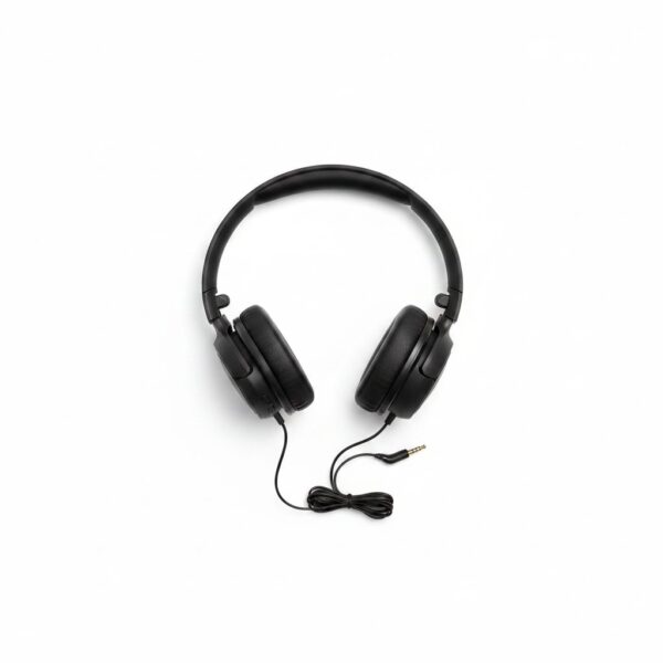 Wireless Headphones Wired On With Pure Bass Sound Black #Mm0082-Gm1033412