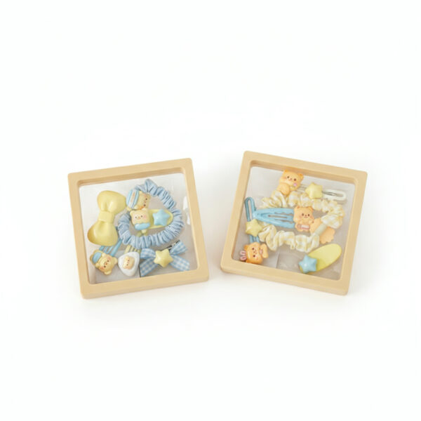 Cream Bear Series Hair Accessories Set/Mixed
