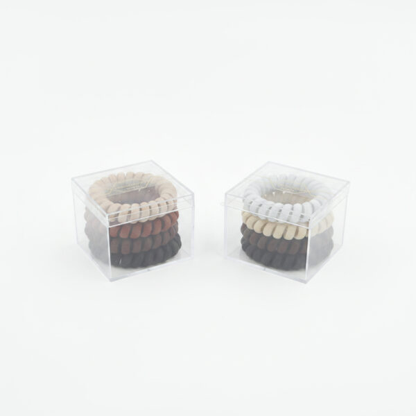 Boxed Black Coffee Color Telephone Phone Hairband 4Pcs/Mixed