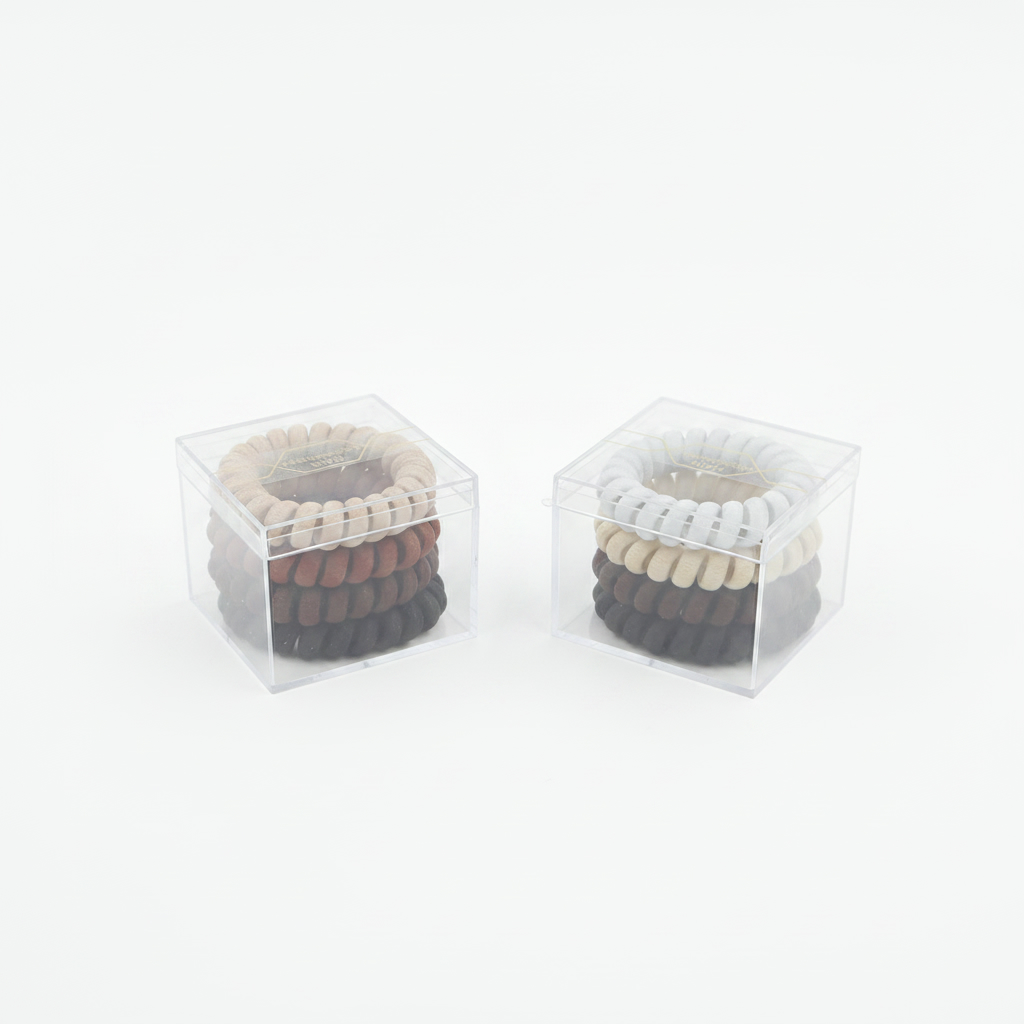 6926349321993 Boxed Black Coffee Color Telephone Phone Hairband 4Pcs/Mixed
