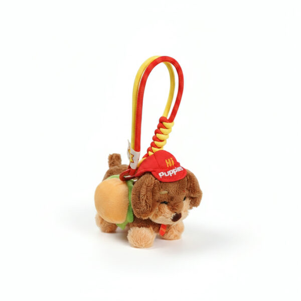 Sausage Dog Burger Plush Pendant/Mixed
