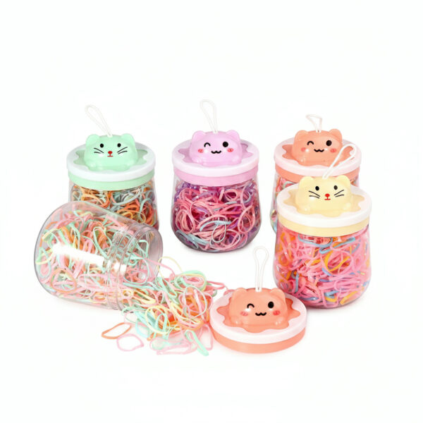 Cartoon Kids Rubber Band Barrel Pack/Mixed