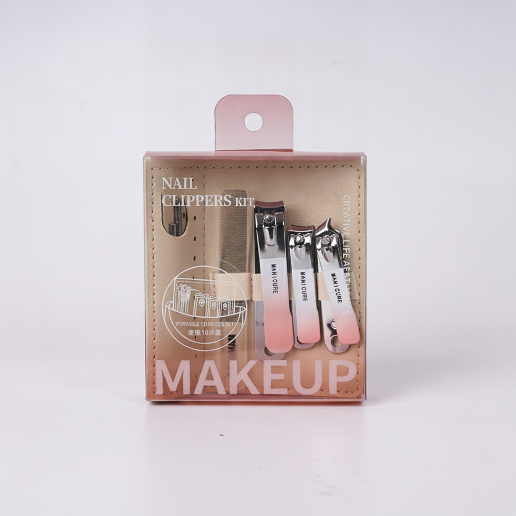 6926349366253 Crystal Manicure Set 10-Piece Set/Pink