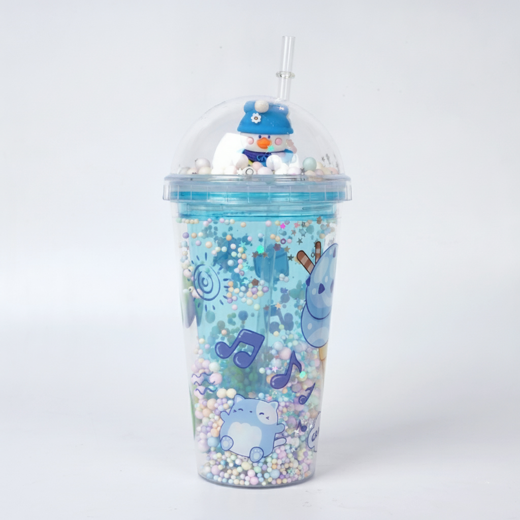 6926349366260 Double Plastic Sippy Cup/Mixed 450Ml