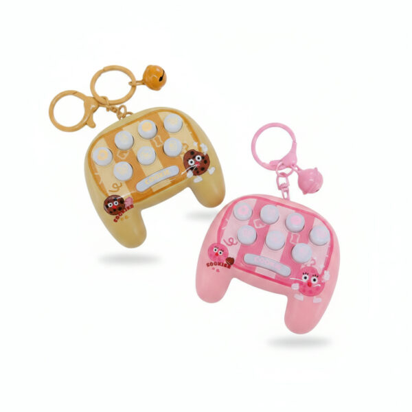 Cocoa Biscuit Series-Handle Hamster Machine Keychain/Mixed