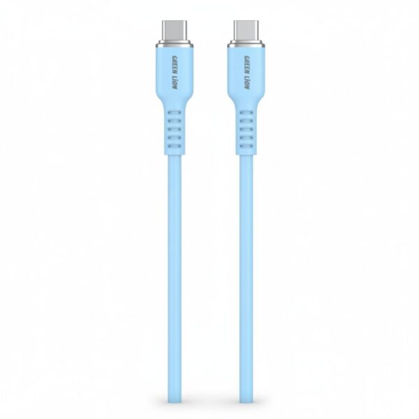 USB-C to USB-C Silicone Cable Blue #GNSILNTTCBL