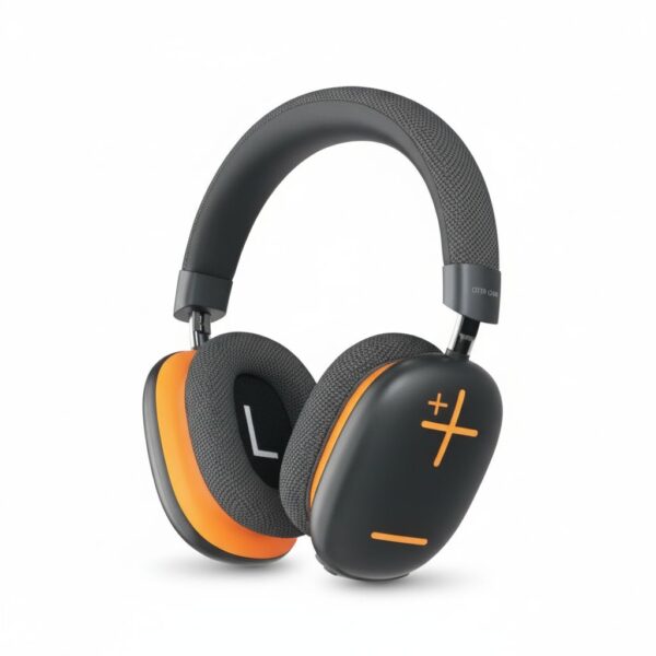 Echo Max Headphone - Black & Orange#GNECOMAXOGBK