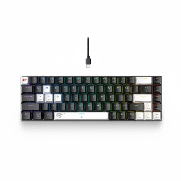 Gaming Keyboard RGB & Black/White #KB906L
