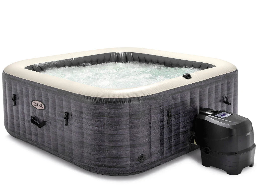 6941057421926_cf162500-7381-48bb-bc98-913633598dc5 PureSpa Greystone Deluxe 4-Person Square Bubble Spa Set