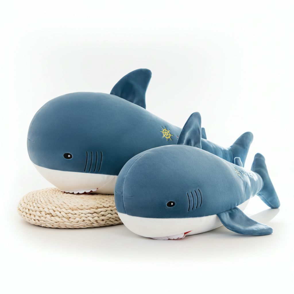6941735196887 Nautical Shark DollBlue 60Cm