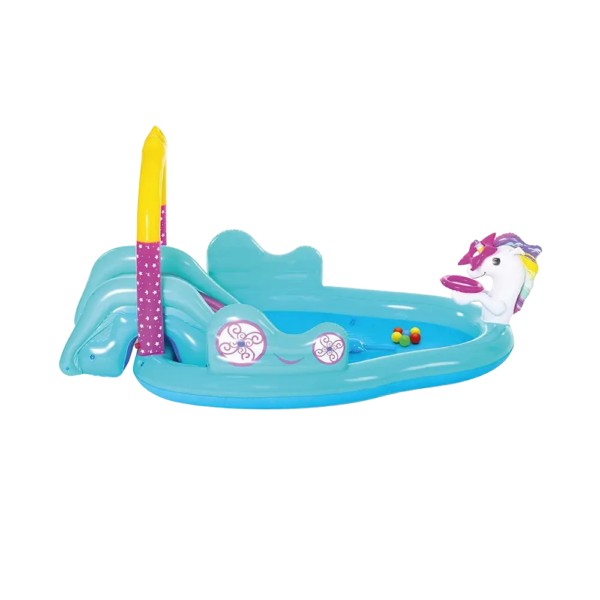53097 Unicorn-Themed 274x198x137cm Inflatable Pool