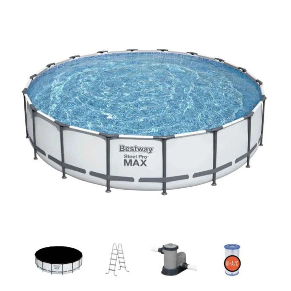 Steel Pro Max Round Pool Set 5.49m x 1.22m