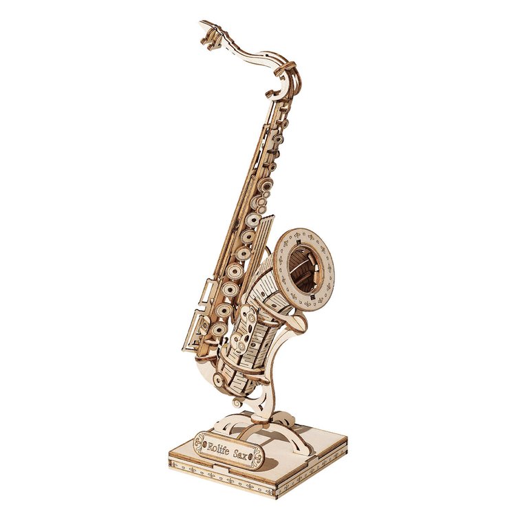 6946785116793 3D Wooden Puzzle Saxophone#Tg309
