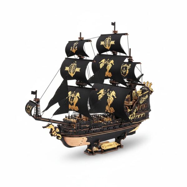 3D Wooden Puzzle - The Seahorse Barque 470x 180x390 mm 603 PCS #MCB02