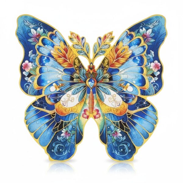 3D Wooden Puzzle - Morpho Helena 288 X 276 mm 200 pcs #TA003