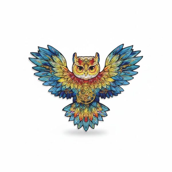 3D Wooden Puzzle - Owl 368 x 275 mm 200 PCS #TA004
