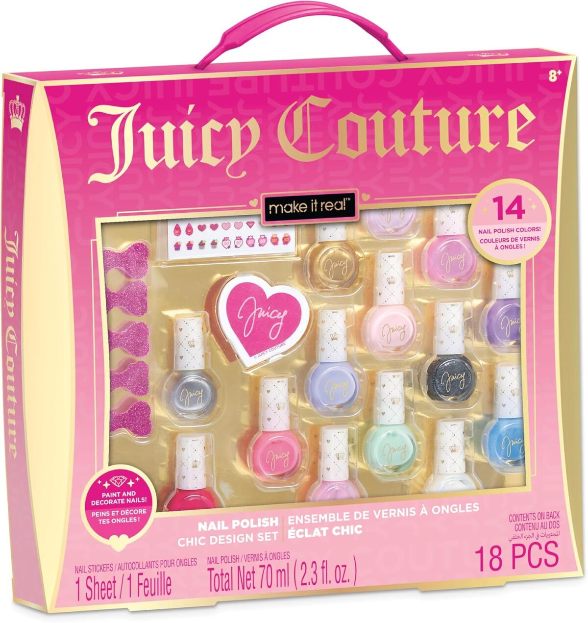 Make It Real Juicy Couture Nail Polish Chic Design Set