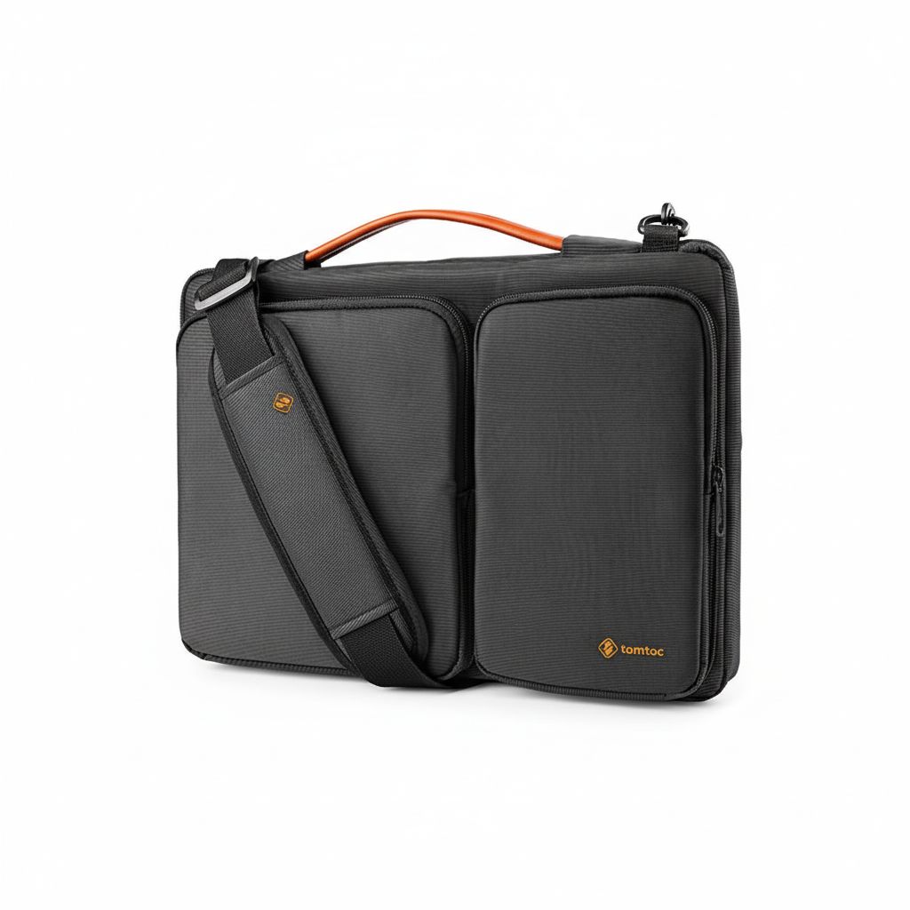 6970412222052-1 Laptop Briefcase Black Defender-A42 16 Inch Universal#A42E1D1