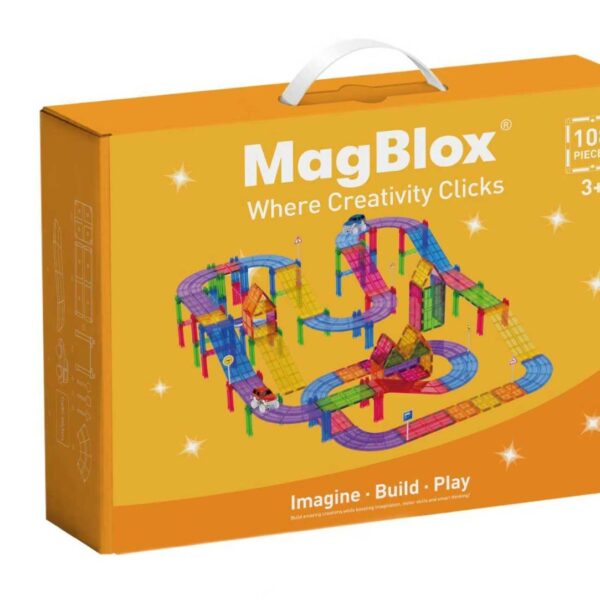 Magnetic Tiles 108pcs#MB-108-TILES