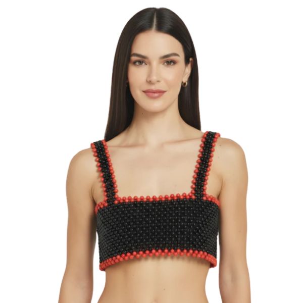 The Beaded Black Bralette