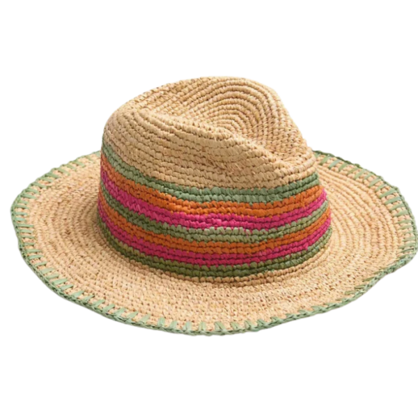 Handwoven Colorful Straw Hat