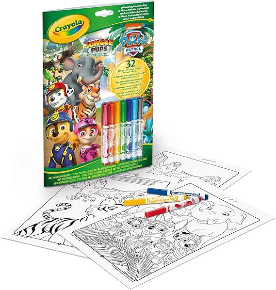 Colour & Activity Pad W Markers Paw Patrol