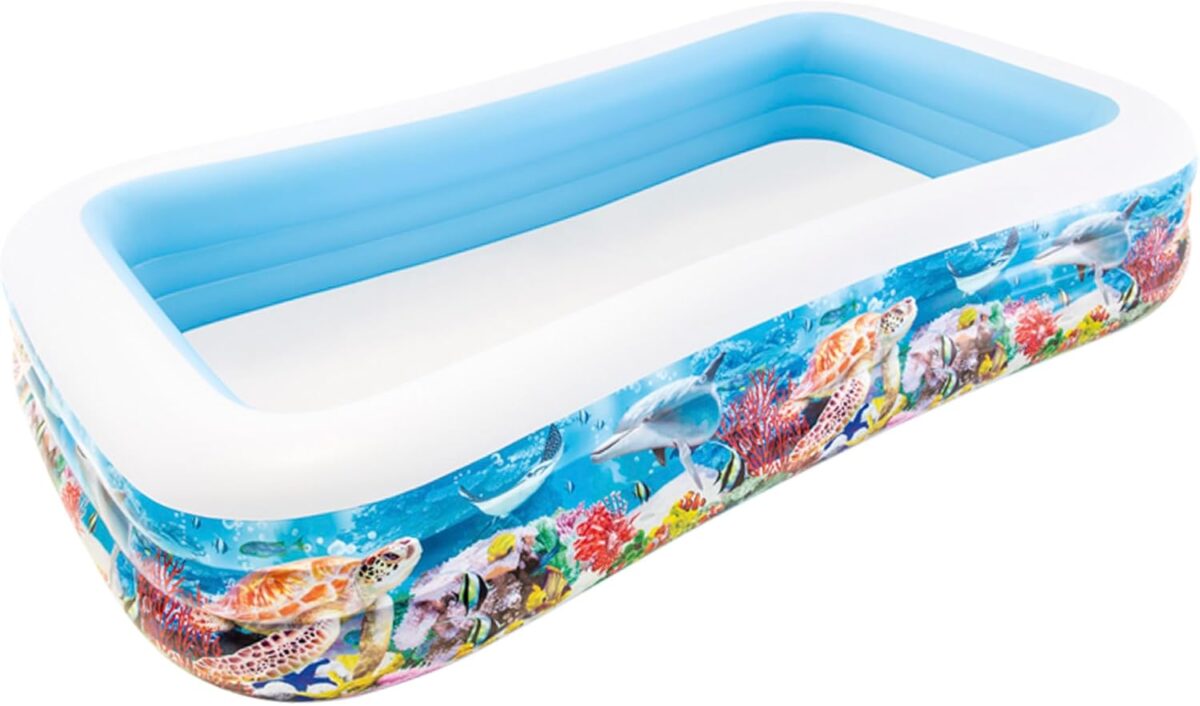 71qAqnhiJCL._AC_SL1500 Tropical Inflatable Pool- 305x183x56cm