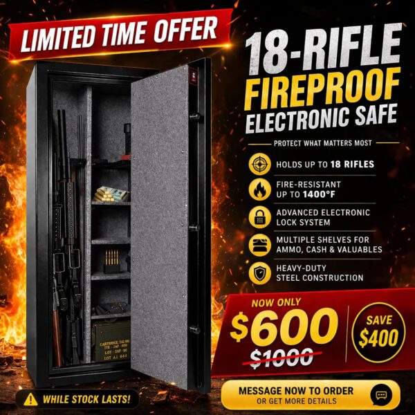 Aegis fireproof safe 18 Rifles