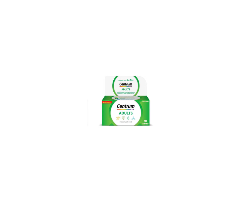 728 Centrum Multivitamin with Lutein 30 tabs - Image 1