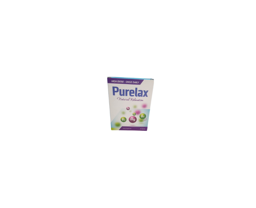 736 Purelax Magnesium Vitamin B6 Capsules - Image 1