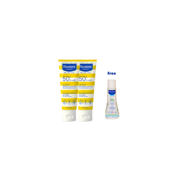 Very High Protection Sun Lotion SPF 50 Buy 2 Get Free Mustela