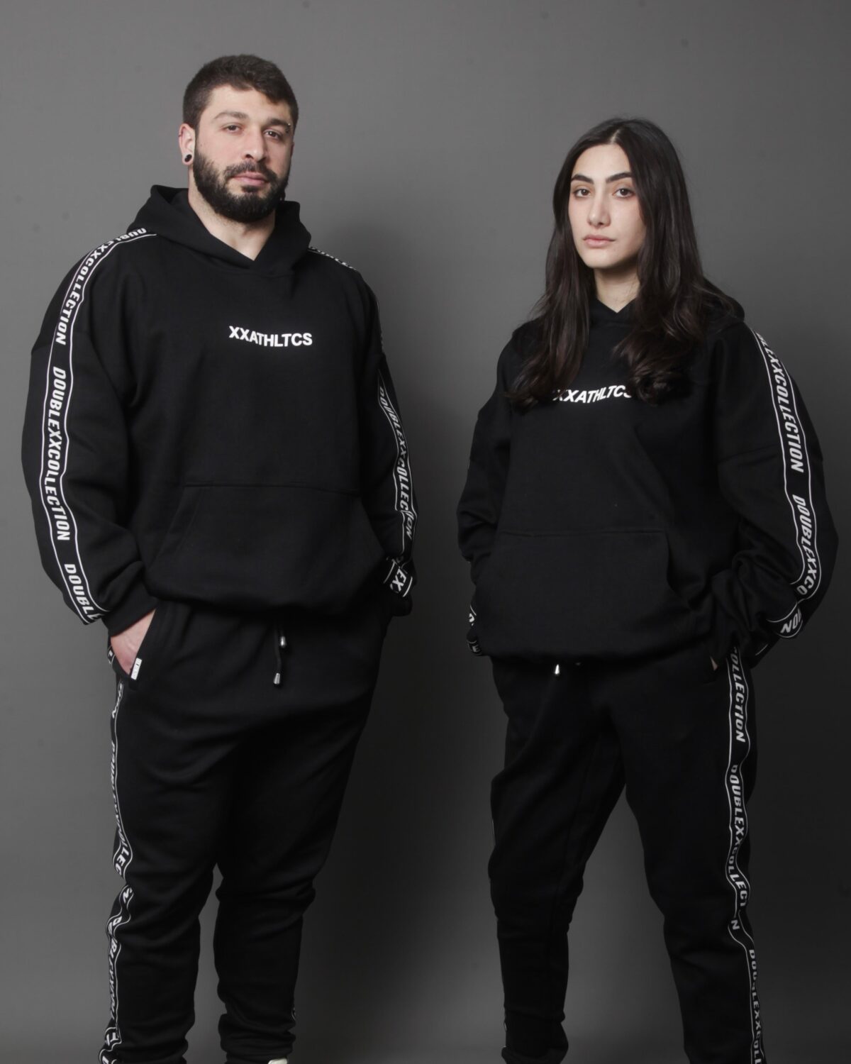 75D773D8-07AE-4C92-8418-3500E981CB2D XXATHLTCS Oversized Fit Hoodie - Black