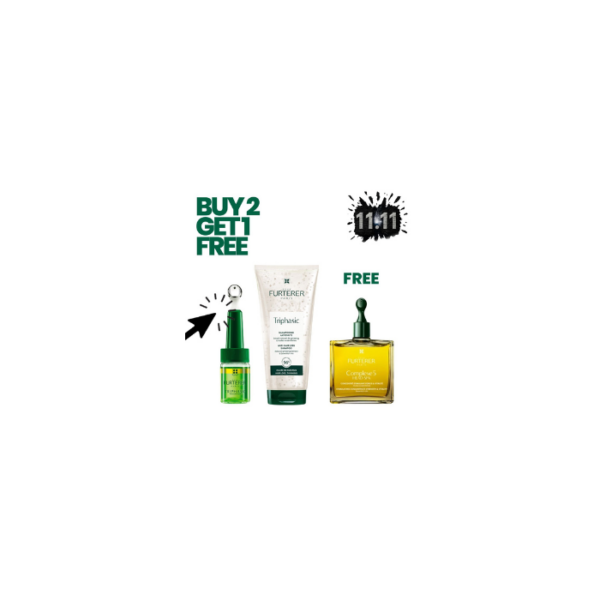 Triphasic Shampoo & Serum Bundle Rene Furterer