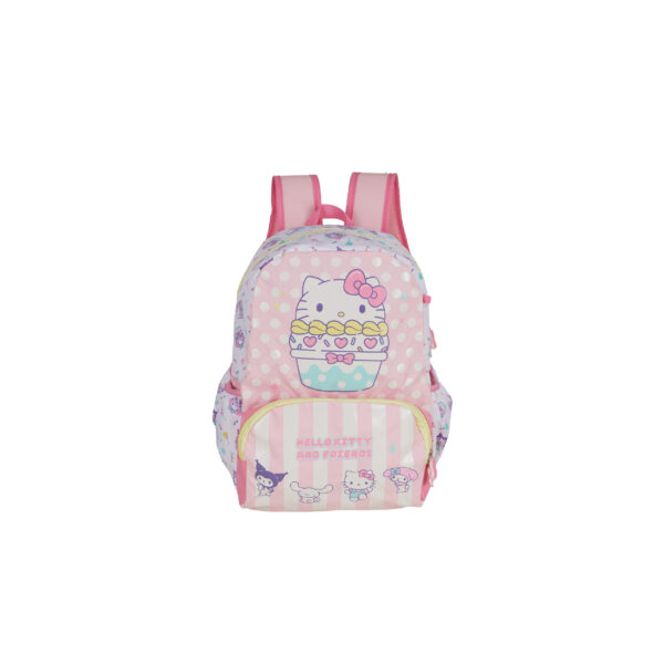 Backpack 1 Part and 2 Side Pockets and 1 Front Pocket 13" Hello Kitty#RM25-HK801-3150