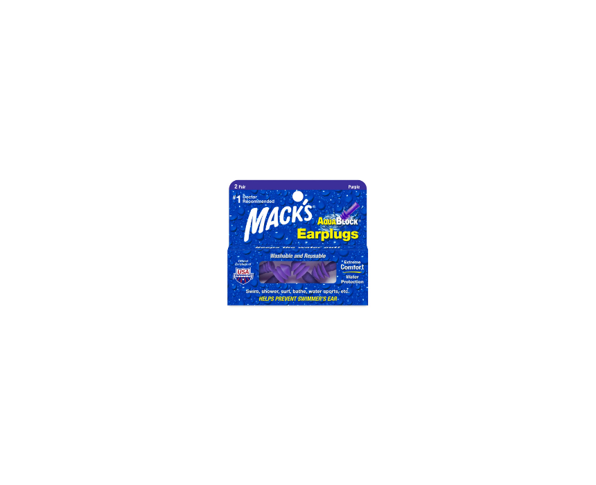 773 Mack's Aqua Block Ear Plugs - Image 1