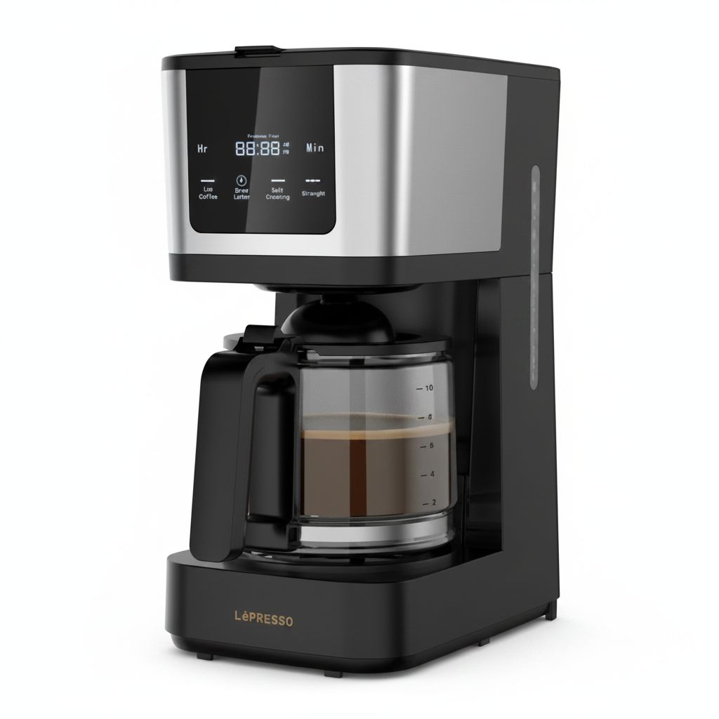 7834953558485-1 Rich Brew Drip Coffee Maker 1.25L Jar 900W- Black #LPCFFM0006-BK