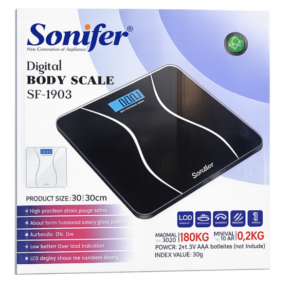 Sonifer Digital Bathroom Scale - High Precision