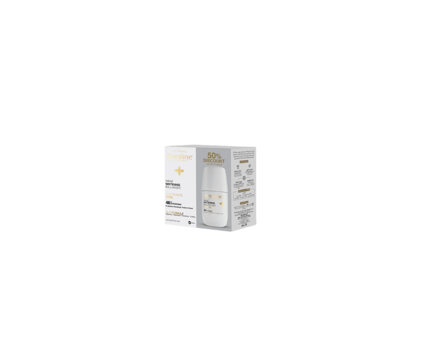 798 Natural Whitening Roll-On Fragrance Free Beesline - Image 1